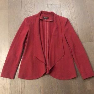Maroon colored blazer